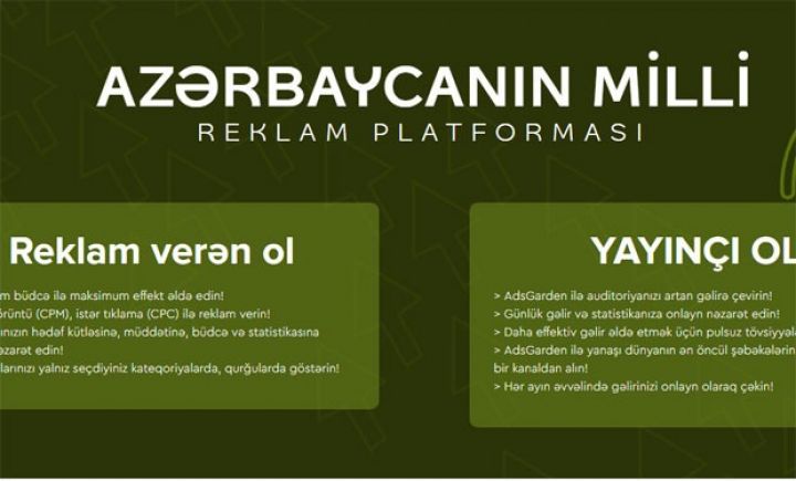 Azərbaycanda onlayn reklam platforması işə düşür