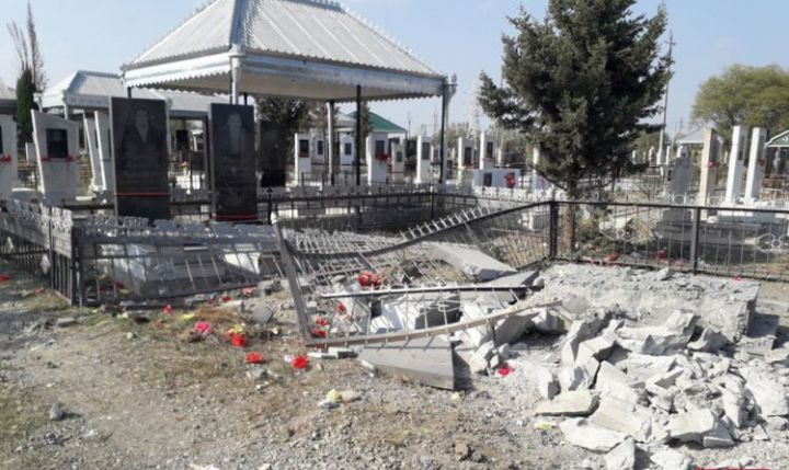 Düşmən qəbiristanlığı atəşə tutub, 3 nəfər həlak olub, 3-ü yaralanıb