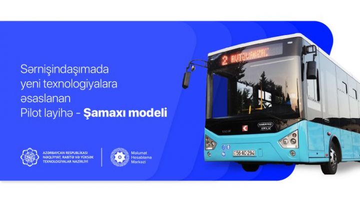 Şamaxıda ictimai nəqliyyatda bank kartları və mobil cihazlardan ödəniş sistemi tətbiq olunub