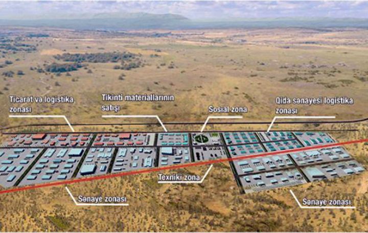 "Araz Vadisi İqtisadi Zonası" Sənaye Parkının konseptual planı hazırlanıb