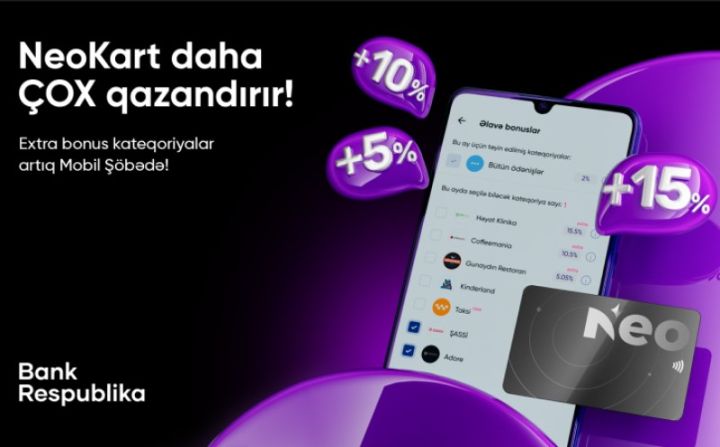 NeoKart ilə artıq Extra Bonuslar qazana biləcəksiniz!