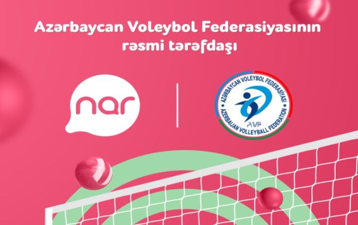 “Nar” Azərbaycan Voleybol Federasiyasının rəsmi tərəfdaşıdır