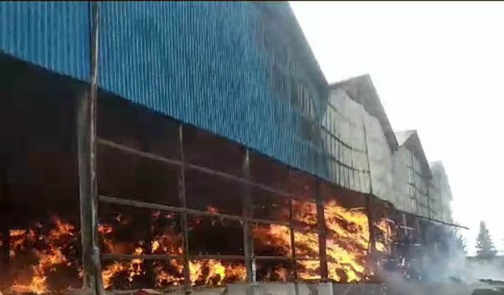 Xaçmazda aqroparkda yanğın məhdudlaşdırılıb