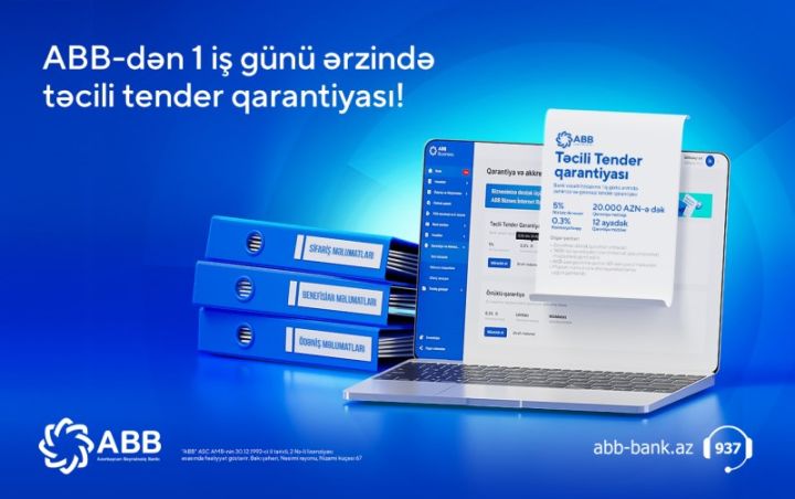 ABB-dən cəmi bir günə tender qarantiyası