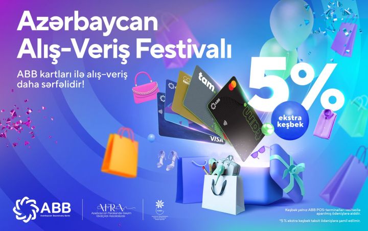 ABB-nin baş sponsorluğu ilə alış-veriş  festivalı davam edir!