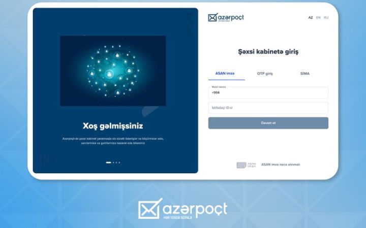 “Azərpoçt” İnternet bankçılıq xidmətini istifadəyə verib