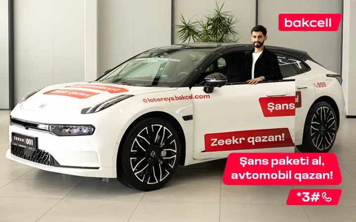 Bakcell-in lotereyasında 11-ci lüks avtomobil uduldu!