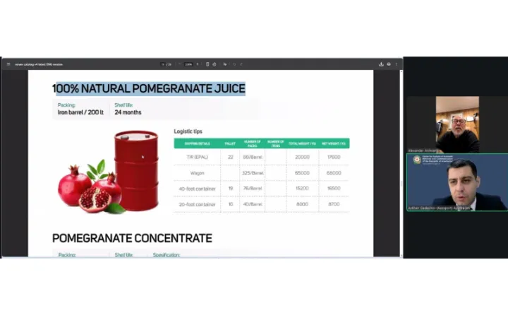“Azexport” portalı 2026-cı il üçün ilk ixrac sifarişini ABŞ-nin Kaliforniya ştatından aldı