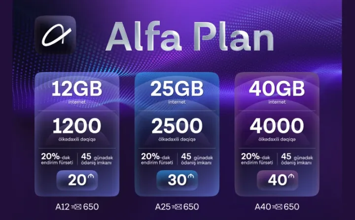 Azercell yeni nəsil “Alfa Plan” tariflərini təqdim edir