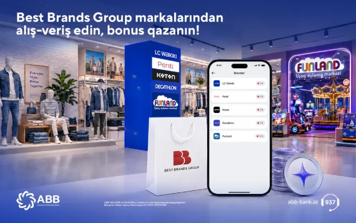 “LC Waikiki”, “Koton”, “Decathlon” və digər brendləri birləşdirən loyallıq sistemi indi ABB mobile-da