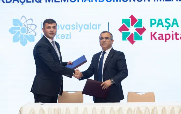 “PAŞA Kapital” və İnnovasiyalar Mərkəzi arasında Anlaşma Memorandumu imzalanıb ®