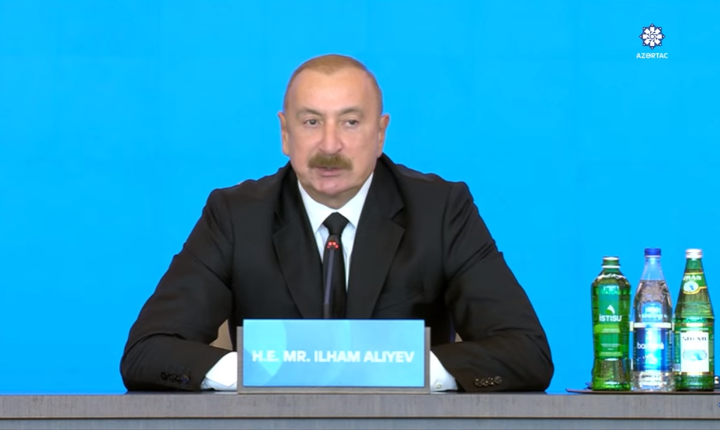 Prezident İlham Əliyev Forumun açılışında çıxış edib