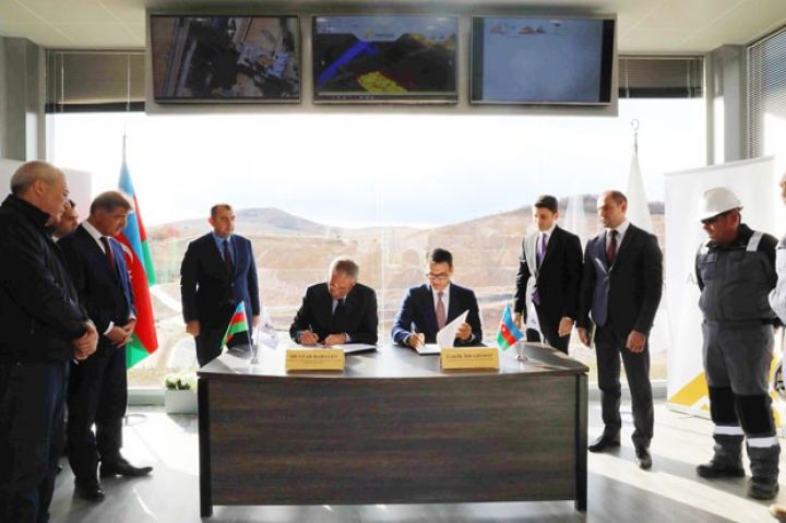 Çovdar sahəsində memorandum imzalandı