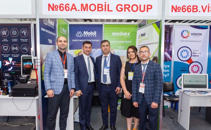 Yerli şirkətlərin sərgisində "Mobil Group"un stend və xidmətlərinə böyük maraq var! - FOTOLAR