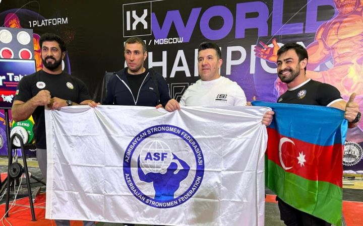 Azərbaycan Strongmen Federasiyası Dünyaya səs saldı! - FOTOLAR