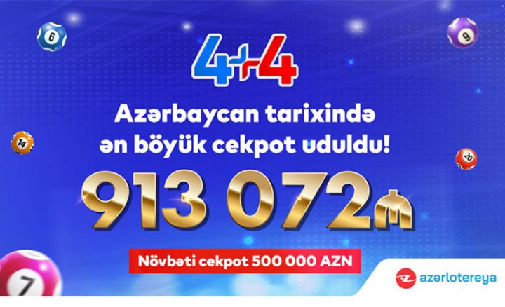 Azərbaycanda 913 000 manatlıq cekpot uduldu – TARİXİ UDUŞ