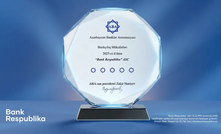 Bank Respublika-nın sosial, təhsil və innovasiya sahəsində layihələri mükafata layiq görülüb