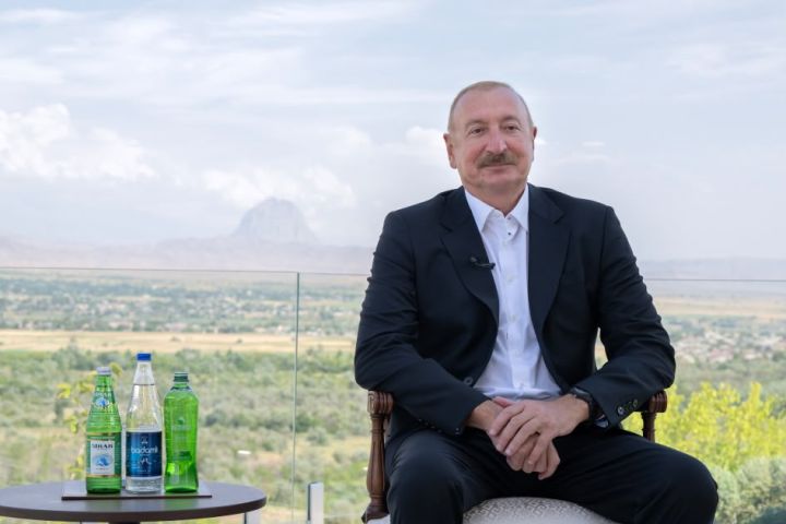 İlham Əliyev Naxçıvanda müsahibə verib - TAM VEERSİYA