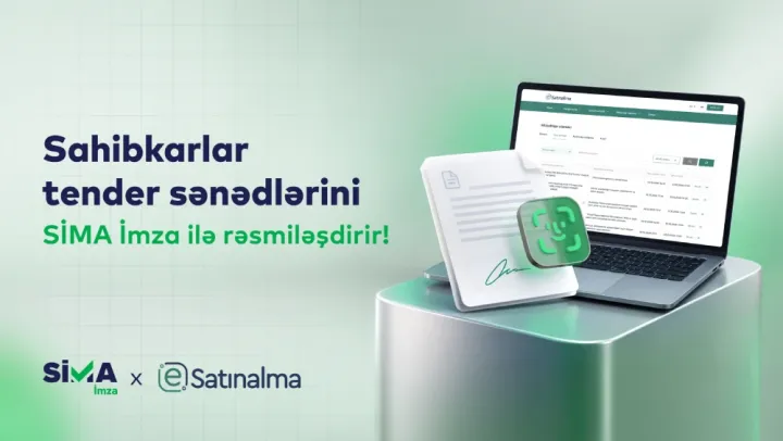 Sahibkarlar “Etender.gov.az” portalında sənədləri “SİMA İmza” imzalayacaq ®