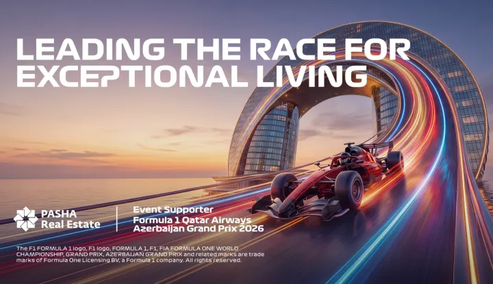 PAŞA Real Estate – FORMULA 1 QATAR AIRWAYS AZERBAIJAN GRAND PRIX 2026-nın tərəfdaşı oldu ®