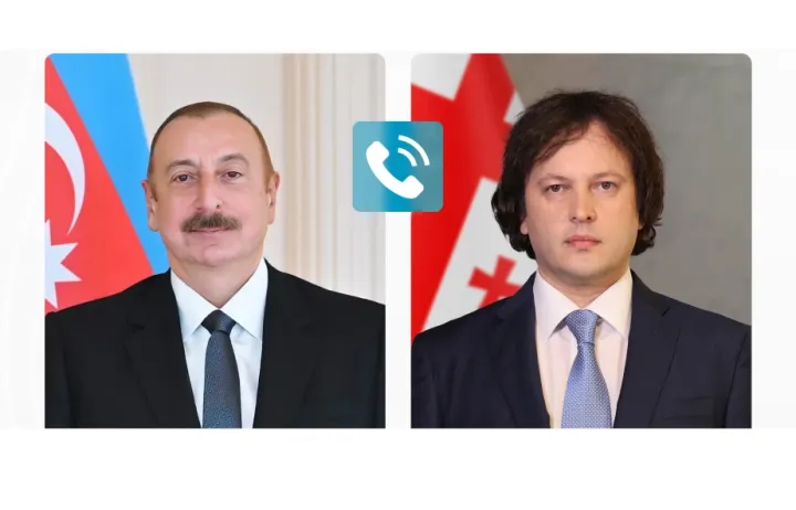 Əliyev Kobaxidzeyə zəng edib– Strateji tərəfdaşlıq müzakirə olundu