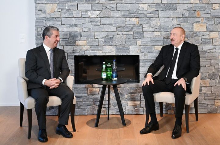 Əliyev  və Bərzani görüşüb